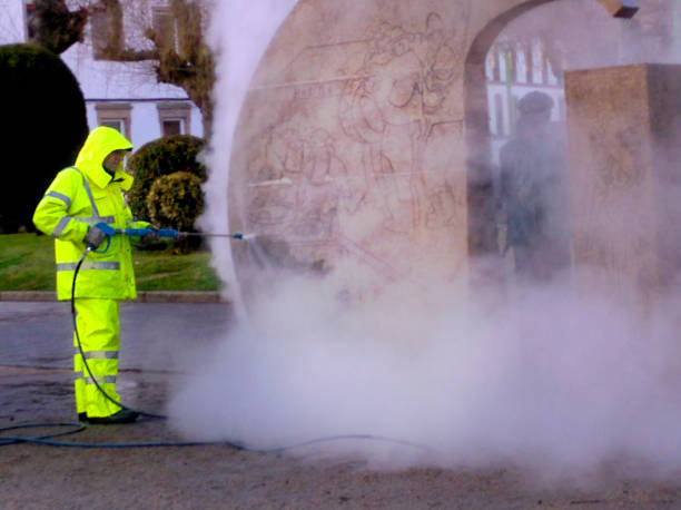 Pressure Washing Brick in Jones Creek, TX